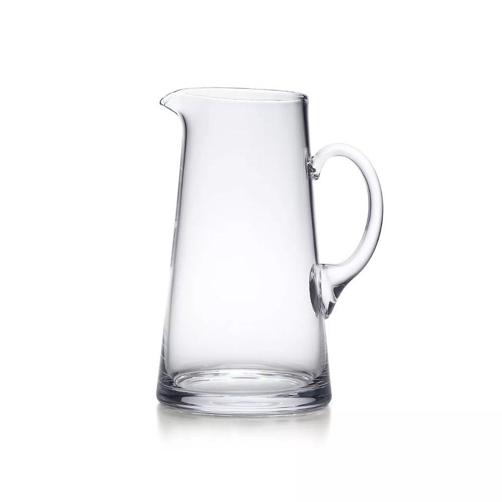 TIFFANY & CO. CRYSTAL TANKARD-SHAPED PITCHER - NEW IN BOX